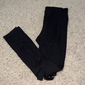 Distressed Black Leggings